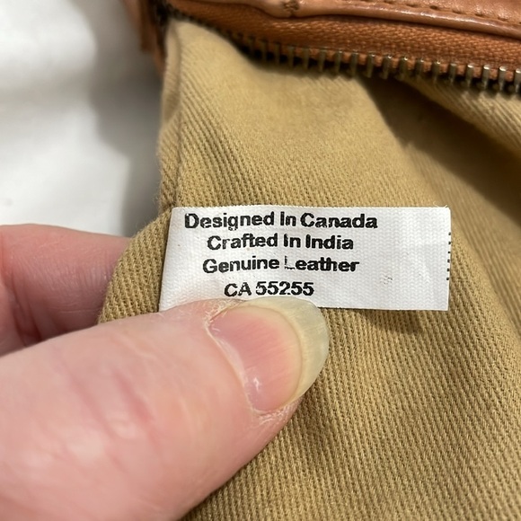 MILO |Vichy 172 |Brown | Boho|Leather |Handbag/Crossbody |Braided Handles| Purse - Picture 16 of 17